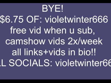 [04-12-23] violetwinter666 cam video from Chaturbate.com